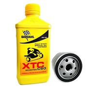 KIT TAGLIANDO BARDAHL XTC C60 5W40 FILTRO OLIO PER PIAGGIO X9 EVOLUTION 500 2003/2005