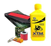 Kit tagliando Bardahl XTM 10W40 filtro olio aria candela Kymco Xciting 400i