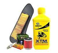 Kit tagliando Bardahl XTM 10W40 filtro olio aria candela Yamaha X-City/X-Max 125