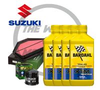 Kit tagliando Bardahl XTM 10W40 filtro olio aria Suzuki GSX-R 600/750 2006/2010