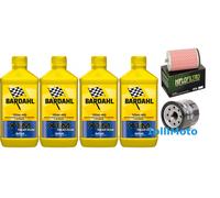 KIT TAGLIANDO BARDAHL XTM 10W40 MOTO+FILTRO ARIA HIFLO+FILTRO OLIO Honda CB 500