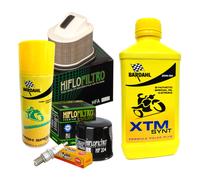KIT TAGLIANDO BARDAHL XTM 20W50 FILTRO OLIO ARIA CANDELE SPRAY Z 1000 03/06