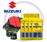 Kit tagliando Bardahl XTM 20W50 filtro olio aria Suzuki GSX R 1000 2005/2008