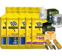 KIT TAGLIANDO BARDAHL XTM 20W50 OLIO ARIA BENZINA CANDELE CAMBIO X BMW R 1150 GS
