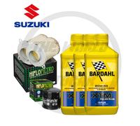 Kit tagliando Bardahl XTM Synt 20W50 filtro olio aria HifloFiltro Suzuki VX 800