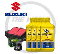 Kit tagliando Bardahl XTM Synt 20W50 filtro olio aria Suzuki GSF Bandit 600/1200