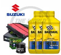 Kit tagliando Bardahl XTM Synt 20W50 filtro olio aria Suzuki GSX-R 600 / 750