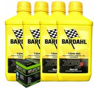 KIT TAGLIANDO BARDAHL XTS 10W60 FILTRO OLIO MV AGUSTA BRUTALE R/S 910 05/08