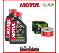 KIT TAGLIANDO BETAMOTOR 351 Jonathon 2008 FILTRO OLIO MOTUL 5100 10W40 2x104066+