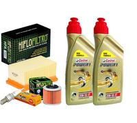 Kit/tagliando BMW F 650 CS G 650 Castrol Power 1 20W50 filtro olio aria candela