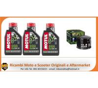KIT TAGLIANDO BMW F 650 GS OLIO MOTUL 5100 15W50 FILTRO OLIO HIFLO SPECIFICO