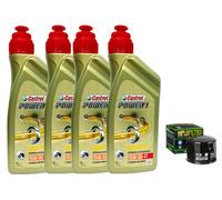 KIT TAGLIANDO BMW K 1200 S 2005 AL 2008 OLIO CASTROL 15W50 FILTRO OLIO HIFLO