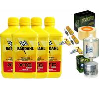 KIT TAGLIANDO BMW R 1150 R ROCKSTER BARDAHL XTC 15W50 OLIO ARIA BENZINA CANDELE