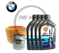 Kit/tagliando BMW R/1200 C 1997/05 Shell Advance15W50 filtro olio e aria Mahle