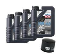 LIQUI MOLY Motocicletta 4T 5W-40 HC Street Olio Motore 1Liter