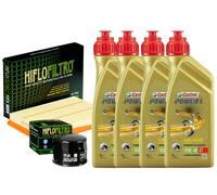 KIT/TAGLIANDO BMW S 1000 RR 2010/2018 Castrol 10W40 filtro olio aria