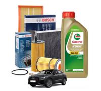 KIT TAGLIANDO BOSCH 4 FILTRI E 5 LT CASTROL 5W30LL PER AUDI Q3 2.0 TDI