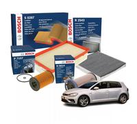 KIT TAGLIANDO BOSCH 4 FILTRI Golf VII (5G1, BE1) 2.0 TDI Kw 110 Cv 150