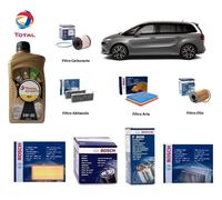Kit Tagliando Bosch + Olio per Citroen C4 Grand Picasso II 1.6 BlueHDi 88 Kw
