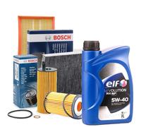 Kit Tagliando Bosch + Olio per Twingo-Smart 453 dal 2014 1.0 Benzina
