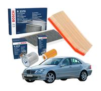 Kit Tagliando Bosch per Mercedes-Benz W203 4 Filtri