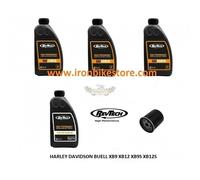 Kit Tagliando BUELL XB XB9S XB12S XB9 XB12 Olio Motore Revtech Filtro Olio