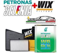 KIT TAGLIANDO CAMBIO OLIO SELENIA WR 5W30 5 LT + 4 FILTRI SOFIMA(S5061PE S7630A