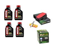 KIT TAGLIANDO CANDELA FILTRO OLIO ARIA OLIO MOTORE COMPATIBILE CON BMW F 800 GS ABS 2013 2018