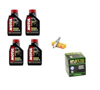 KIT TAGLIANDO CANDELA FILTRO OLIO MOTORE COMPATIBILE CON Triumph Speed Triple 1050 2006 2013