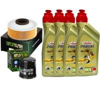 KIT/TAGLIANDO CASTROL 10W40 FILTRO OLIO ARIA KAWASAKI VN 800 VULCAN 1995 AL 2002