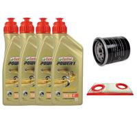 KIT/TAGLIANDO CASTROL 15W50 FILTRO OLIO ARIA ORIGINALE APRILIA 82960R 851575
