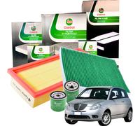 Kit Tagliando Castrol 3 filtri Aria Olio Abitacolo per Lancia Ypsilon 1.2