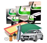 Kit Tagliando Castrol 4 Filtri AUDI A4 B8 2.0 TDI Aria Olio Carburante Abitacolo