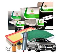Kit Tagliando Castrol 4 Filtri per Audi A5 8TA 2.0 TDI