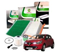 Kit Tagliando Castrol 4 Filtri Renault Clio IV 1.5 dCi