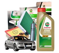 Kit Tagliando Castrol Audi A5 8TA 2.0 TDI 4 Filtri + 5L EDGE Turbo Diesel 5W40