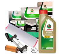 Kit Tagliando Castrol BMW 3 E46 330d 150kW 4 Filtri + 7L Edge 5W30 M