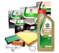 Kit Tagliando Castrol BMW E90 320d 177CV, 4 Filtri + Olio Edge 5W30 M