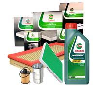 Kit Tagliando CASTROL Citroen Nemo 1.3 HDi 75CV 4 Filtri + 4LT Magnatec 5W30 C2
