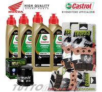 KIT TAGLIANDO CASTROL FILTRO PASTIGLIE HONDA VFR 800 F 1998-1999 / 2000-2001