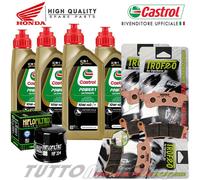 KIT TAGLIANDO CASTROL FILTRO PASTIGLIE HONDA VFR 800 V-TECH ABS 2002-2005