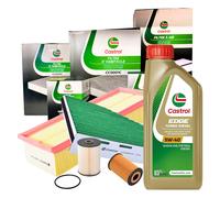 Kit Tagliando Castrol Golf VI 1.6 2.0 TDI 4 Filtri 5L EDGE TD 5W40