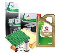 Kit Tagliando Castrol Golf VII 4 Filtri + 5 Litri Olio 5W30 EDGE LL