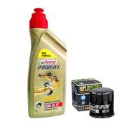 Kit tagliando Castrol Power 1 20W50 filtro olio Harley Davidson XG 500 / 750