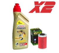 Kit tagliando Castrol Power 1 20W50 filtro olio KTM Duke / RC 125/200/390