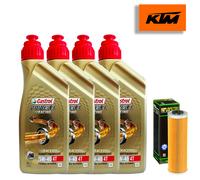 KIT/TAGLIANDO CASTROL POWER 5W40 FILTRO/OLIO KTM ADVENTURE/RC8 1190 R 2010 2013