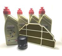 KIT TAGLIANDO CASTROL POWER1 + FILTRO OLIO ARIA KAWASAKI ZX6-R 636 Ninja 2002
