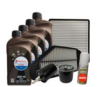 Kit Tagliando Chevrolet Spark 1.0 1.2 Benzina Gpl Dal 2010 4 Filtri 4 Olio Total