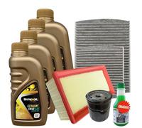 Kit Tagliando Citroen C3 1.2 VTi III C4 Cactus DS3 3 Filtro 4 Olio 5W40 Siroil