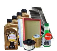 Kit Tagliando Citroen C4 III C4 X 1.5 BlueHdi Filtri 4 Olio 0W30 Total
